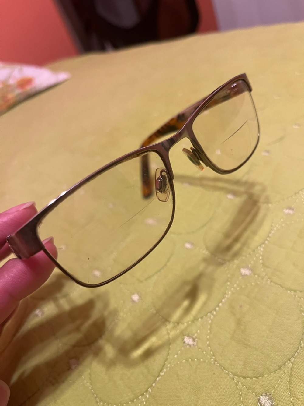 Polo by Ralph Lauren Men's Metal Rectangle Glasses - Brown